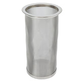 Cold Brew Coffee Filter Stainless Steel Reusable Wide Mouth Mesh Cylindrical Filter with White Gasket for Tea 8x15cm/3.15x5.91in