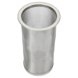 Cold Brew Coffee Filter Stainless Steel Reusable Wide Mouth Mesh Cylindrical Filter with White Gasket for Tea 8x15cm/3.15x5.91in - 45-Degree Angle