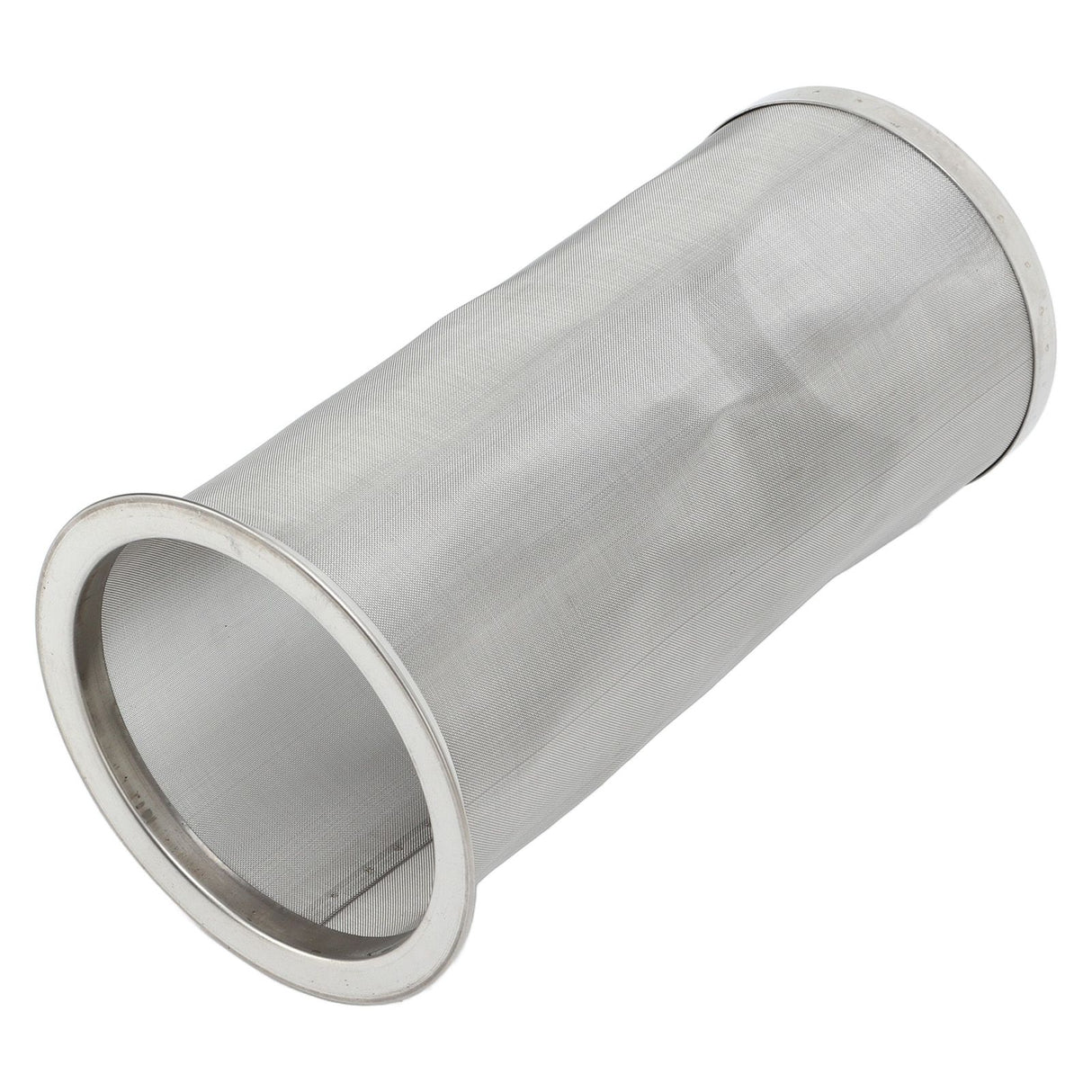 Cold Brew Coffee Filter Stainless Steel Reusable Wide Mouth Mesh Cylindrical Filter with White Gasket for Tea 8x15cm/3.15x5.91in