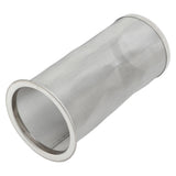 Cold Brew Coffee Filter Stainless Steel Reusable Wide Mouth Mesh Cylindrical Filter with White Gasket for Tea 8x15cm/3.15x5.91in - Close-Up Angle