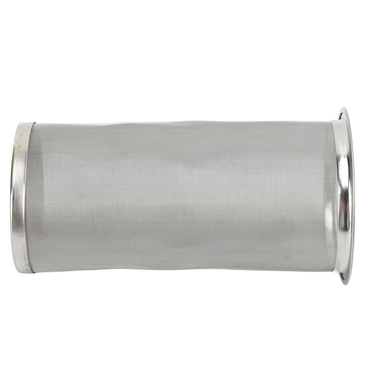 Cold Brew Coffee Filter Stainless Steel Reusable Wide Mouth Mesh Cylindrical Filter with White Gasket for Tea 8x15cm/3.15x5.91in