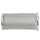 Cold Brew Coffee Filter Stainless Steel Reusable Wide Mouth Mesh Cylindrical Filter with White Gasket for Tea 8x15cm/3.15x5.91in - Extra Image