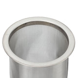 Cold Brew Coffee Filter Stainless Steel Reusable Wide Mouth Mesh Cylindrical Filter with White Gasket for Tea 8x15cm/3.15x5.91in - Extra Image