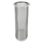 Cold Brew Coffee Filter Stainless Steel Reusable Wide Mouth Mesh Cylindrical Filter with White Gasket for Tea 8x21cm/3.15x8.27in