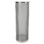 Cold Brew Coffee Filter Stainless Steel Reusable Wide Mouth Mesh Cylindrical Filter with White Gasket for Tea 8x21cm/3.15x8.27in
