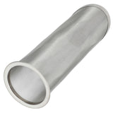 Cold Brew Coffee Filter Stainless Steel Reusable Wide Mouth Mesh Cylindrical Filter with White Gasket for Tea 8x21cm/3.15x8.27in - Close-Up Angle