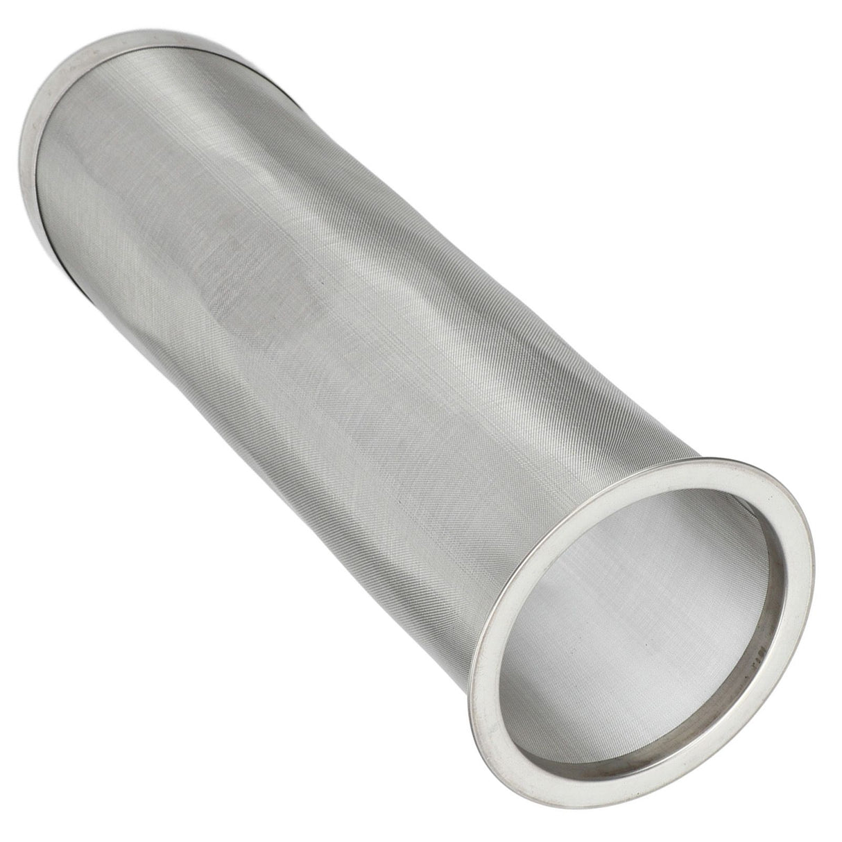Cold Brew Coffee Filter Stainless Steel Reusable Wide Mouth Mesh Cylindrical Filter with White Gasket for Tea 8x21cm/3.15x8.27in