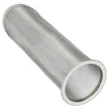 Cold Brew Coffee Filter Stainless Steel Reusable Wide Mouth Mesh Cylindrical Filter with White Gasket for Tea 8x21cm/3.15x8.27in - Low Angle