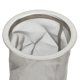 Cold Brew Coffee Filter Stainless Steel Reusable Wide Mouth Mesh Cylindrical Filter with White Gasket for Tea 8x21cm/3.15x8.27in - Extra Image