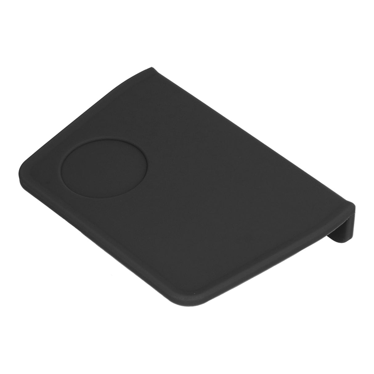 Coffee Tamper Mat with Tamper Slot Silicone Tamping Mat Coffee Pad Tamp Station Tool Black