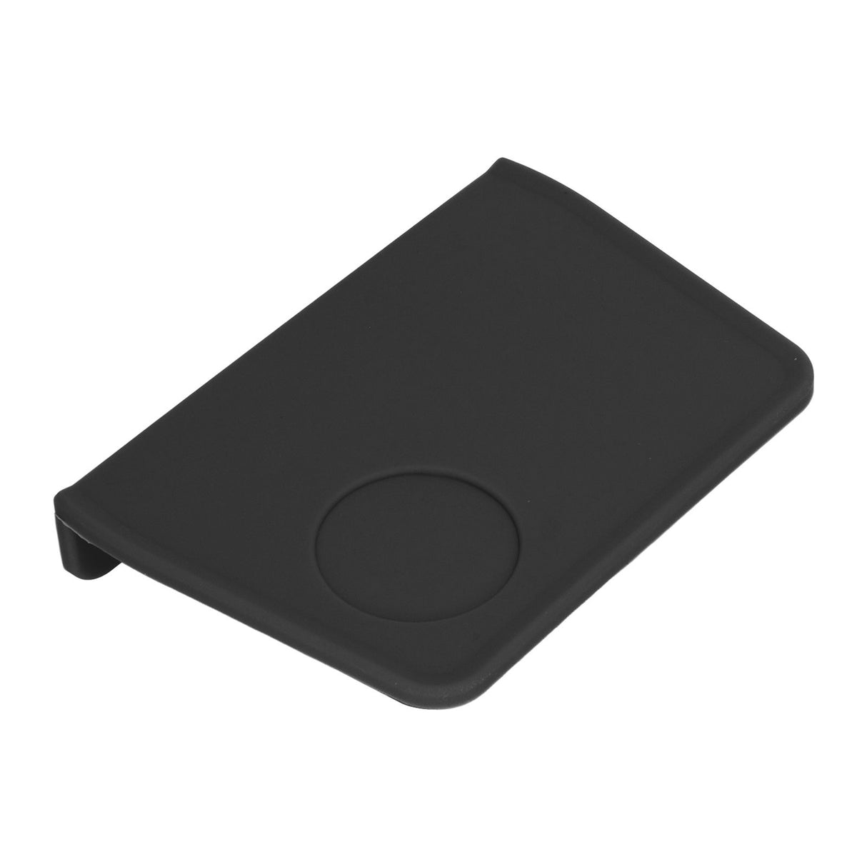 Coffee Tamper Mat with Tamper Slot Silicone Tamping Mat Coffee Pad Tamp Station Tool Black