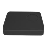 Coffee Tamper Mat with Tamper Slot Silicone Tamping Mat Coffee Pad Tamp Station Tool Black