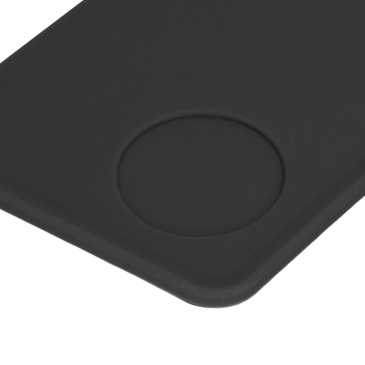 Coffee Tamper Mat with Tamper Slot Silicone Tamping Mat Coffee Pad Tamp Station Tool Black
