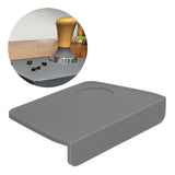 Coffee Tamper Mat with Tamper Slot Silicone Tamping Mat Coffee Pad Tamp Station Tool Grey