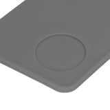 Coffee Tamper Mat with Tamper Slot Silicone Tamping Mat Coffee Pad Tamp Station Tool Grey