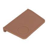 Coffee Tamper Mat with Tamper Slot Silicone Tamping Mat Coffee Pad Tamp Station Tool Brown