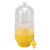 Egg Scrambler Convenient Hand Powered Golden Egg Maker for Mixing Egg Home Kitchen Yellow - Front View