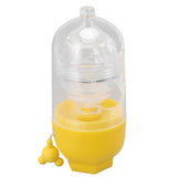 Egg Scrambler Convenient Hand Powered Golden Egg Maker for Mixing Egg Home Kitchen Yellow - Side View