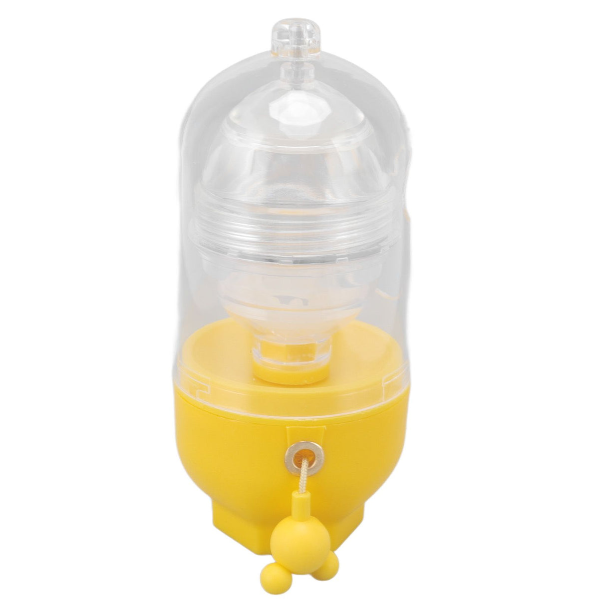 Egg Scrambler Convenient Hand Powered Golden Egg Maker for Mixing Egg Home Kitchen Yellow