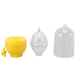 Egg Scrambler Convenient Hand Powered Golden Egg Maker for Mixing Egg Home Kitchen Yellow