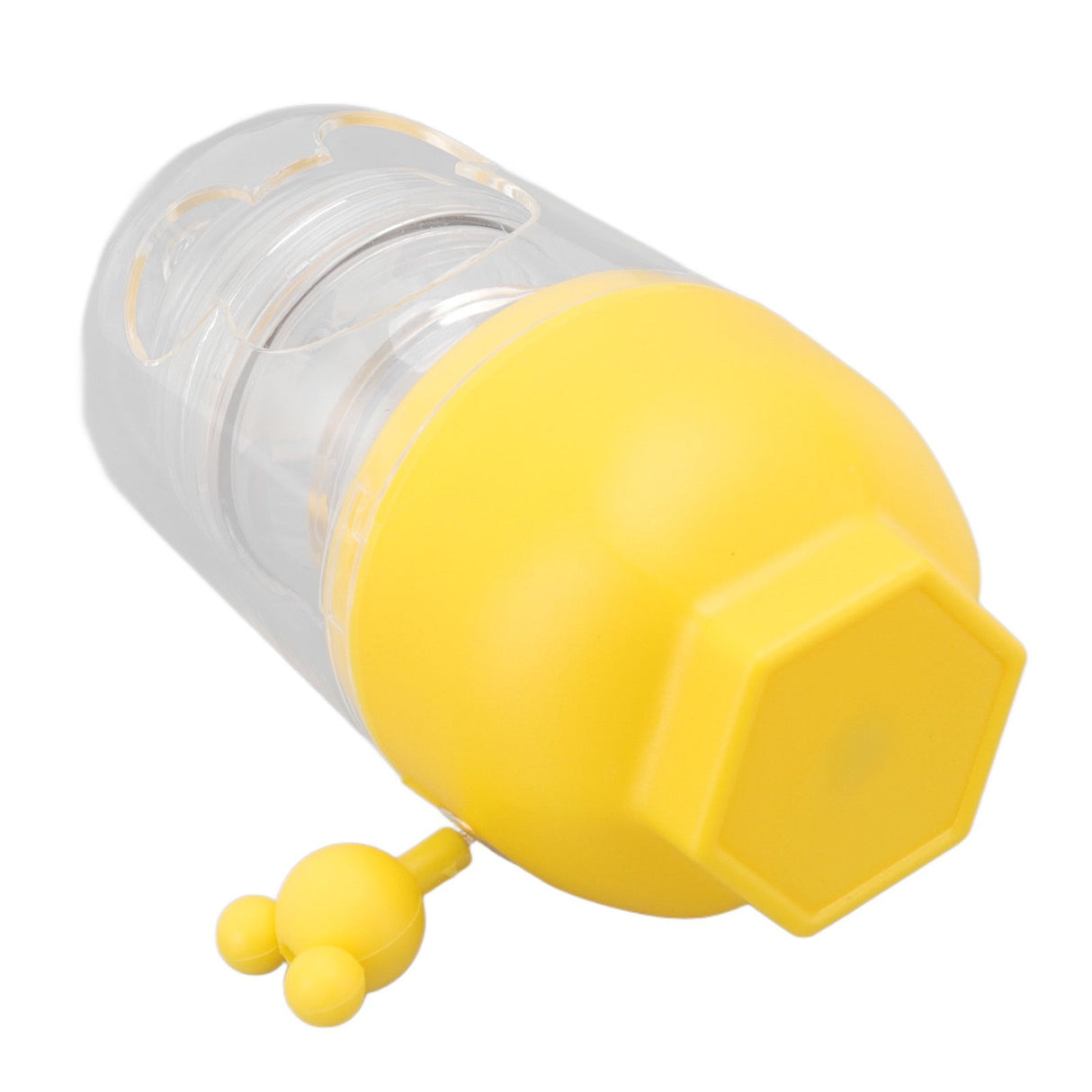 Egg Scrambler Convenient Hand Powered Golden Egg Maker for Mixing Egg Home Kitchen Yellow