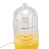 Egg Scrambler Convenient Hand Powered Golden Egg Maker for Mixing Egg Home Kitchen Yellow