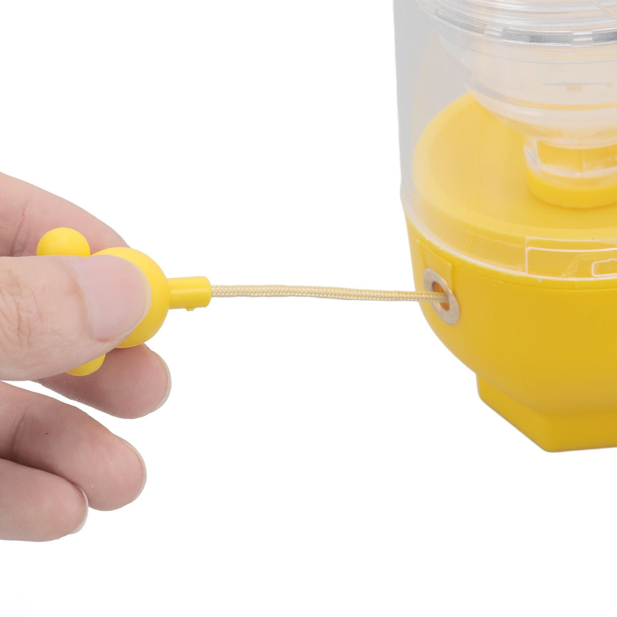 Egg Scrambler Convenient Hand Powered Golden Egg Maker for Mixing Egg Home Kitchen Yellow
