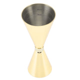 Jigger Stainless Steel 30mm to 60mm Elegant Flexible Jigger Cone for Cocktail Bartending Gold Plating