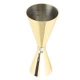Jigger Stainless Steel 30mm to 60mm Elegant Flexible Jigger Cone for Cocktail Bartending Gold Plating