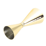Jigger Stainless Steel 30mm to 60mm Elegant Flexible Jigger Cone for Cocktail Bartending Gold Plating