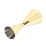 Jigger Stainless Steel 30mm to 60mm Elegant Flexible Jigger Cone for Cocktail Bartending Gold Plating