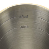 Jigger Stainless Steel 30mm to 60mm Elegant Flexible Jigger Cone for Cocktail Bartending Gold Plating