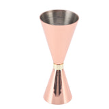 Jigger Stainless Steel 30mm to 60mm Elegant Flexible Jigger Cone for Cocktail Bartending Copper Plating