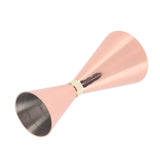 Jigger Stainless Steel 30mm to 60mm Elegant Flexible Jigger Cone for Cocktail Bartending Copper Plating - Low Angle