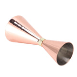 Jigger Stainless Steel 30mm to 60mm Elegant Flexible Jigger Cone for Cocktail Bartending Copper Plating