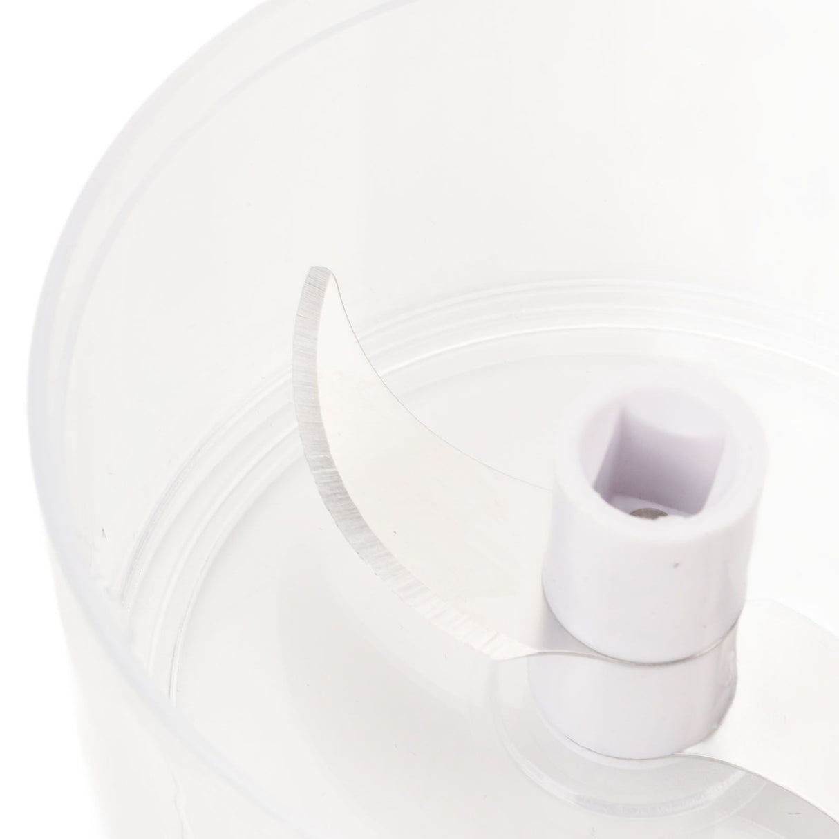 Garlic Chopper Manual Mini Safe Multipurpose Transparent Garlic Mincer with Drawstring for Kitchen Blue