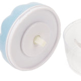 Garlic Chopper Manual Mini Safe Multipurpose Transparent Garlic Mincer with Drawstring for Kitchen Blue - Extra Image