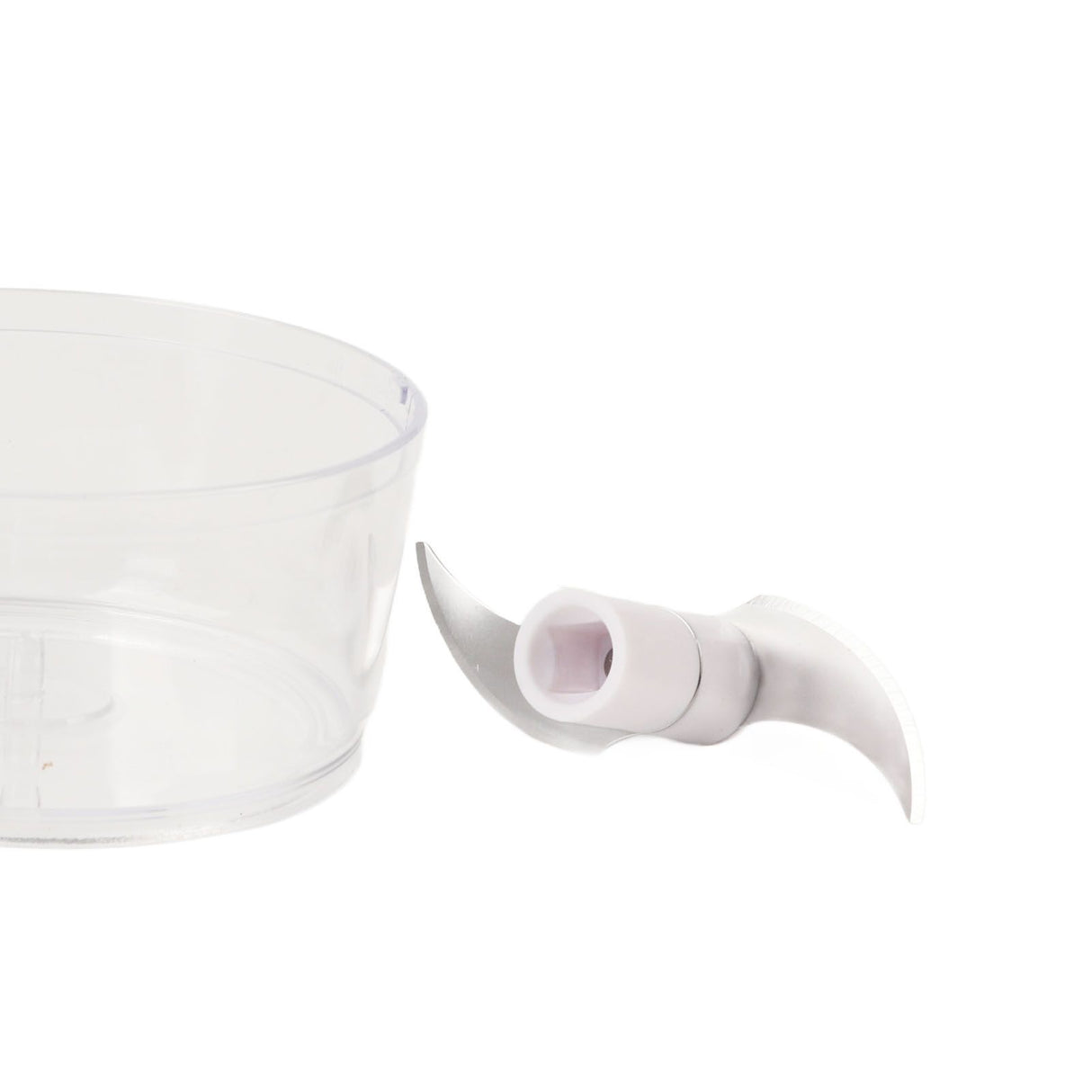 Garlic Chopper Manual Mini Safe Multipurpose Transparent Garlic Mincer with Drawstring for Kitchen Green