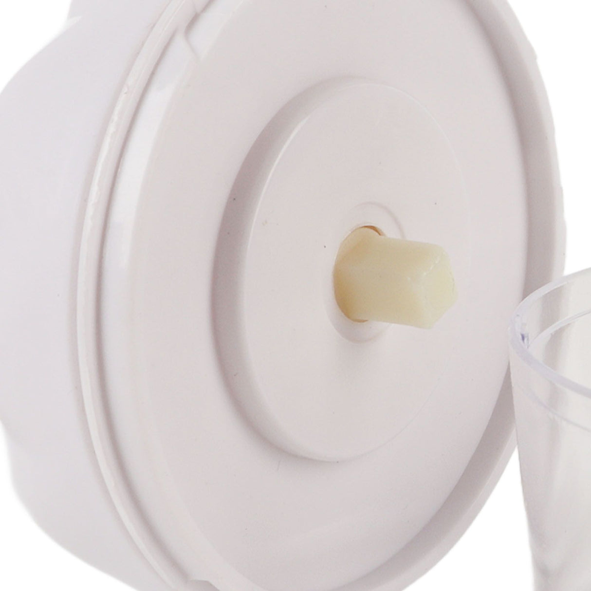 Garlic Chopper Manual Mini Safe Multipurpose Transparent Garlic Mincer with Drawstring for Kitchen White