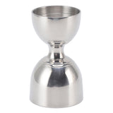 Cocktail Jigger 30/60ml Stainless Steel Durable High Accuracy Wide Opening Shot Measure Jigger for Cocktail Liquor 30/60ml Classic Silver - Side View