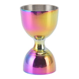 Cocktail Jigger 30/60ml Stainless Steel Durable High Accuracy Wide Opening Shot Measure Jigger for Cocktail Liquor 30/60ml Colorful