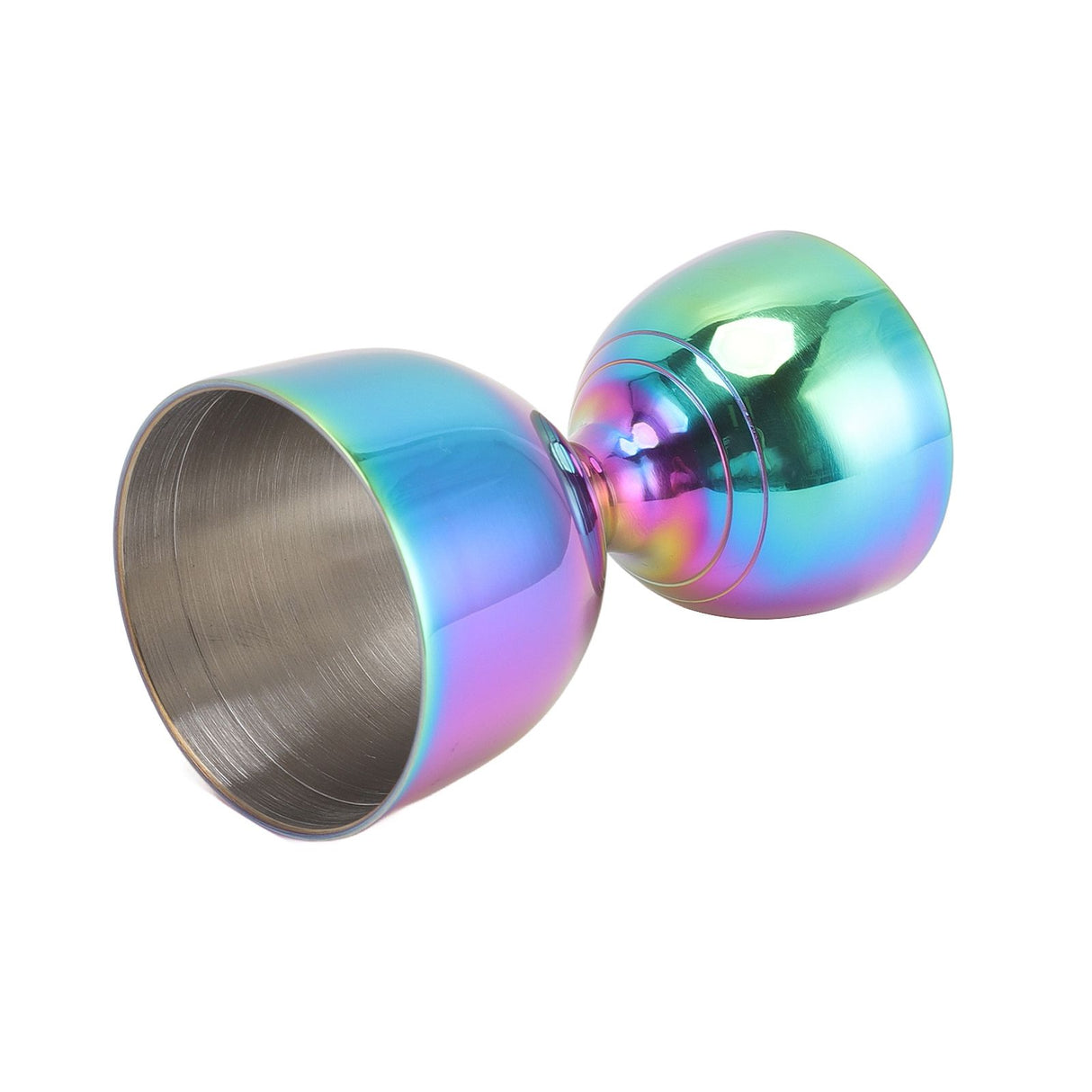 Cocktail Jigger 30/60ml Stainless Steel Durable High Accuracy Wide Opening Shot Measure Jigger for Cocktail Liquor 30/60ml Colorful
