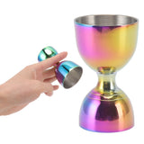 Cocktail Jigger 30/60ml Stainless Steel Durable High Accuracy Wide Opening Shot Measure Jigger for Cocktail Liquor 30/60ml Colorful - Extra Image