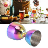 Cocktail Jigger 30/60ml Stainless Steel Durable High Accuracy Wide Opening Shot Measure Jigger for Cocktail Liquor 30/60ml Colorful - Extra Image