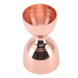 Cocktail Jigger 30/60ml Stainless Steel Durable High Accuracy Wide Opening Shot Measure Jigger for Cocktail Liquor 30/60ml Rose Gold - Side View
