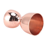 Cocktail Jigger 30/60ml Stainless Steel Durable High Accuracy Wide Opening Shot Measure Jigger for Cocktail Liquor 30/60ml Rose Gold - Rear View