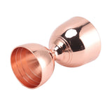 Cocktail Jigger 30/60ml Stainless Steel Durable High Accuracy Wide Opening Shot Measure Jigger for Cocktail Liquor 30/60ml Rose Gold