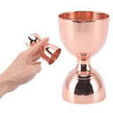 Cocktail Jigger 30/60ml Stainless Steel Durable High Accuracy Wide Opening Shot Measure Jigger for Cocktail Liquor 30/60ml Rose Gold - Extra Image