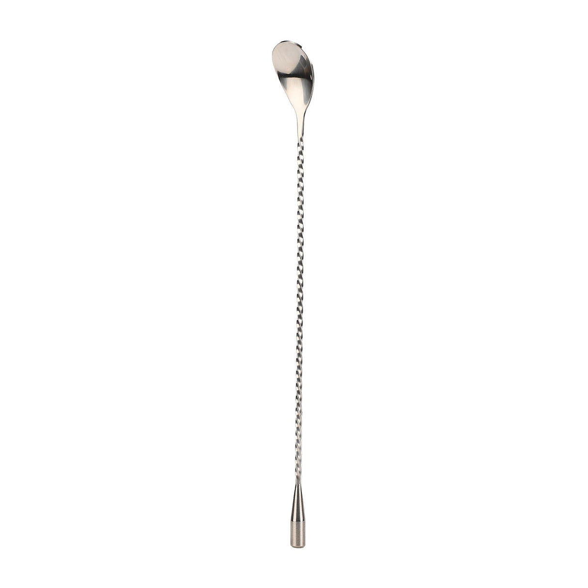 Cocktail Drink Swizzle Stick Fine Thread Stainless Steel Drink Stirrers with Long Handle for Home Bar Restaurant