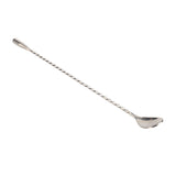Cocktail Drink Swizzle Stick Fine Thread Stainless Steel Drink Stirrers with Long Handle for Home Bar Restaurant